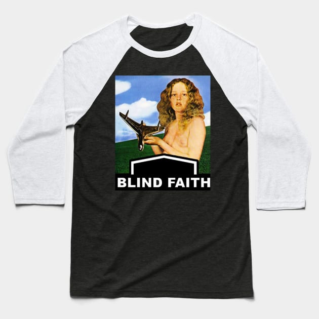 Blind Faith Baseball T-Shirt by frekioxo